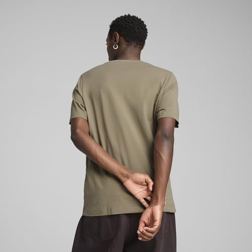 PUMA Unisex ESS Small No. 1 Logo Tee (s) T-Shirts, Velvet Moss, M – Ansicht 5