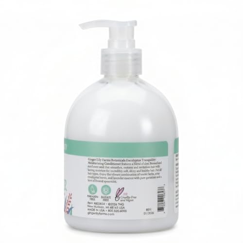 Image of Ginger Lily Farms Botanicals Conditioner, 16.9oz /6pk, Eucalyptus