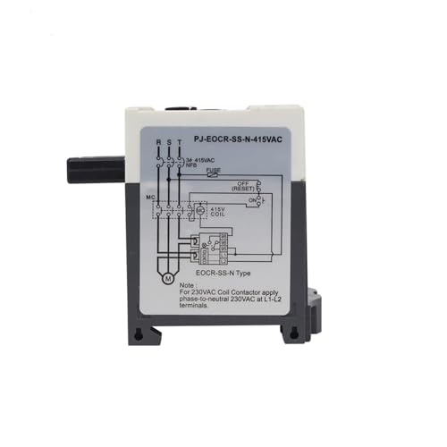 Relé de sobrecarga electrónico EOCR-SS-60 de 5 a 60A contra pérdida de fase 4