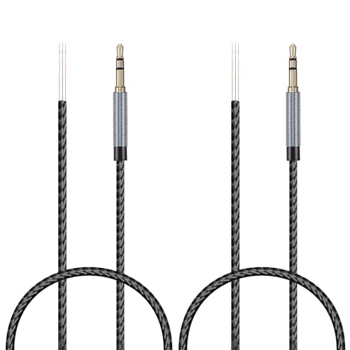2 Piezas Cable de Audio Jack 3.5mm Macho a Macho 30cm miniatura 1