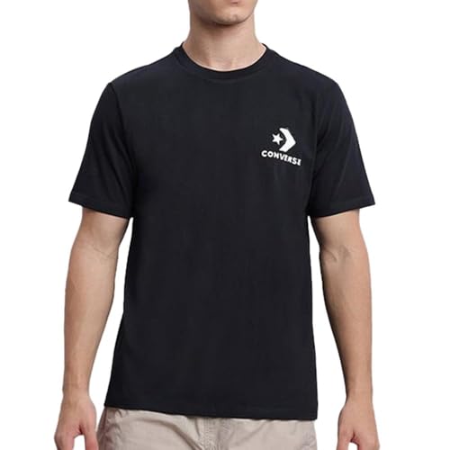 Converse T-Shirt Noir Homme Spray Noir L