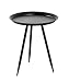 Produktbild HAKU Möbel Beistelltisch schwarz, Metall - Maße: H 54 x Ø 44 cm, Style: Modern