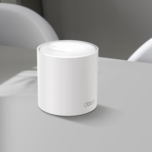Deco AX1500 Mesh WiFi AX1500 Mbps, Dual-Band, Wi-Fi 6, 2 Porte Gigabit, HomeShield, 2×2 MU-MIMO, OFDMA, 2 Antenne Interne, Beamforming, Latenza Ultra Bassa, Coperto fino a 190 m2, 1pezzo - Powerline - Immagine 1