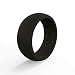 QALO Men's Functional Q2X Silicone Wedding Rings, Step Edge Collection