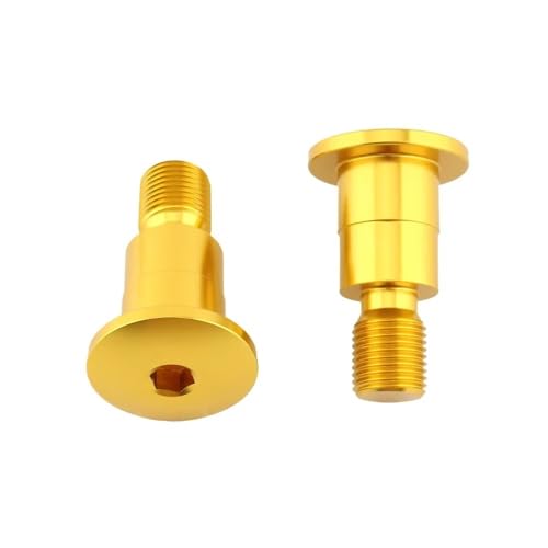 Espejos retrovisores de motocicleta amarillos con adaptador para manillar de modelos MT y XSR
