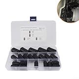 Honseadek 22PCS Ferrite Core Bead Choke Rings For EMI Noise Filtering And Electromagnetic Compatibility Suitable For Use With AV, VGA, DVI, USB, Speaker, And Cables - Image 3