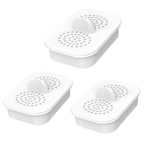WTFRZERO Replacement Filters for All Nakii Pitcher Filtration System Fits Nakii NFP-100 Reduces Chlorine Last Up to 3 Months or 150 Gallons (Pack of 3)
