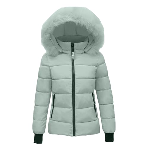 Abrigo de Plumón Chaqueta de Algodón de Invierno con Capucha Abrigo de Invierno Cálido con Capucha para Mujer Chaqueta Acolchada Gruesa de Algodón con Capucha Abrigo Exterior de Felpa para Esquí