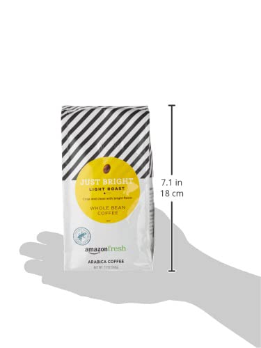 Amazonfresh Just Bright Whole Bean Coffee, Light Roast, 12 Ounce #TOP7