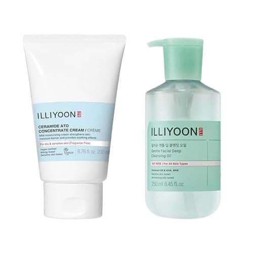 Illiyoon Gentle Deep Cleansing Oil and Ceramide Ato Concentrate Cream
