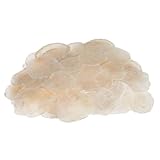 NaDeco Capiz Perlmutt Muschelscheiben Natur 1kg – ca. 200–300 echte runde Capizscheiben Ø 5–10cm – Deko & Bastelmaterial – für Hochzeit, Weihnachten, Boho Deko, Tischkarten & Maritime Dekorationㅤ