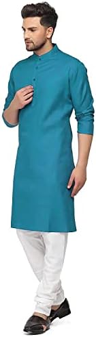Men's Cotton Blend Straight Kurta