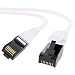 Produktbild AIXONTEC 12 m Profi Netzwerk LAN Kabel WEIß, Cat 7 S FTP LEONI Ethernet LAN DSL Daten Kabel, RJ 45 Stecker Patchkabel HIGH SPEED 10 Gigabit Router Power LAN Kabel - MADE IN GERMANY