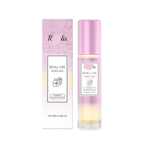 Perfume Roll-on De Jazmín Y Pasiflora: Aroma Duradero, Portátil Y Delicado For Un Encanto Que Dura Todo El Día.(2PCS)
