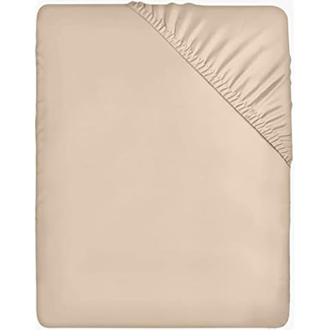 Drap Housse Utopia Bedding Beige Cover