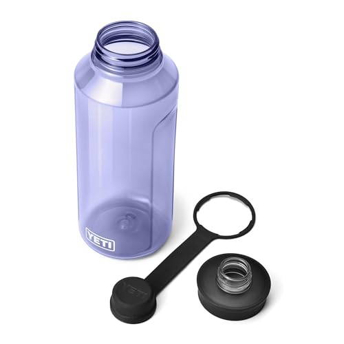 Image of YETI Yonder Water Bottle with Yonder Tether Cap, Lightweight, Leakproof and BPA-Free