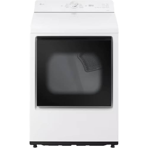 LG 7.3 cu. ft. Electric Dryer with Wi-fi, Easy Load, AI Sensor Dry in Alpine White DLE8200W