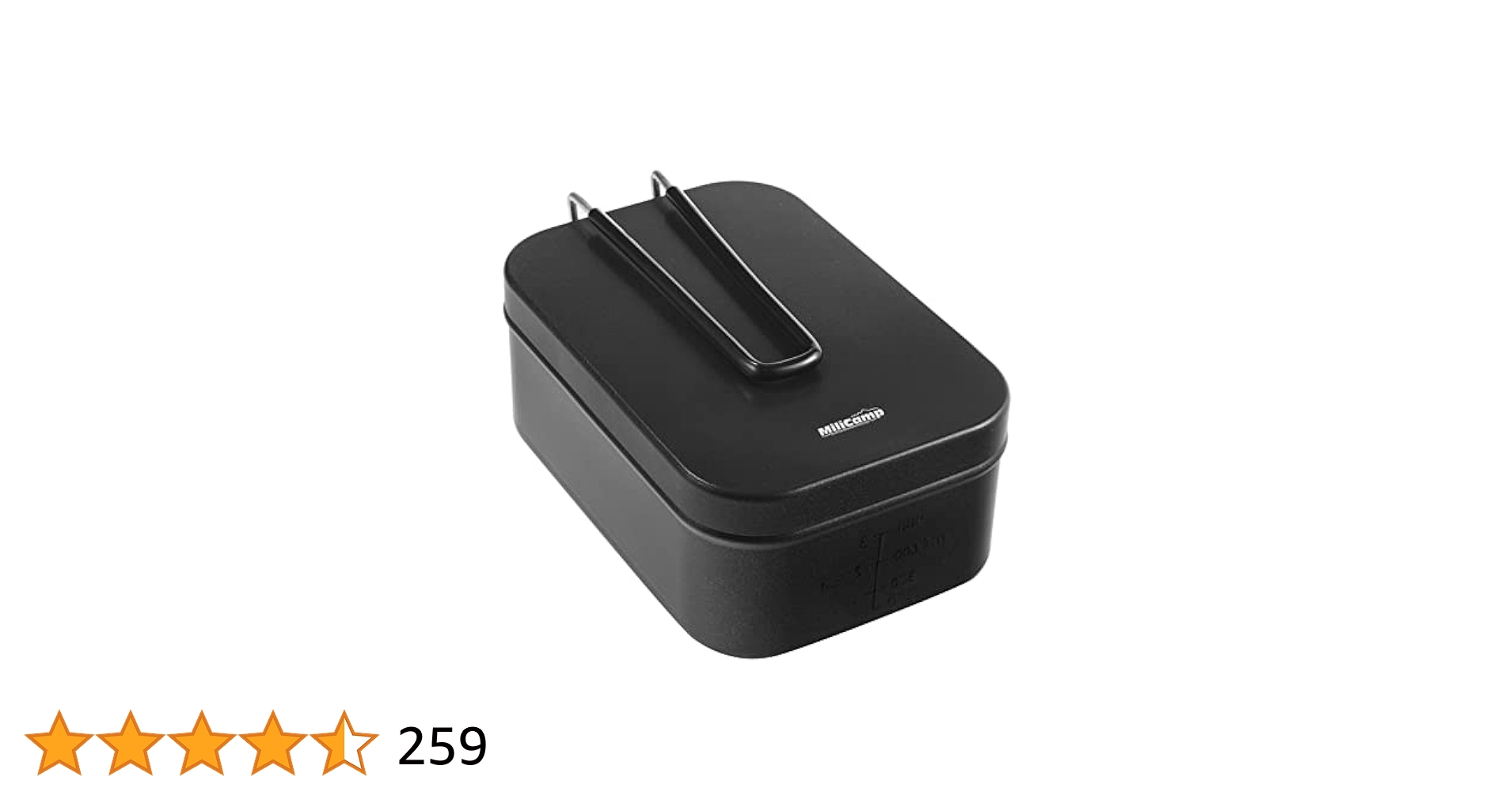 Amazon | MiliCamp 黒メスティン ノンスティック テフロン加工