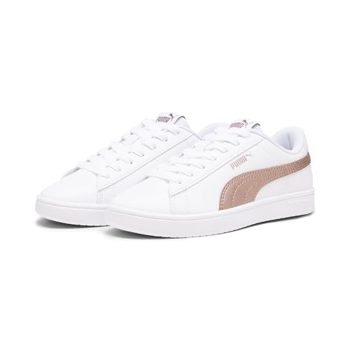 PUMA Scarpe Rickie Classic JR Bianco/Rosa Gold Bambine E Ragazze (38.5)