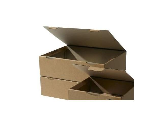 lot de 100 Boîtes Postales en Carton Brun - 150 x 100 x 70 mm - boite d'emballage d'expédition postale