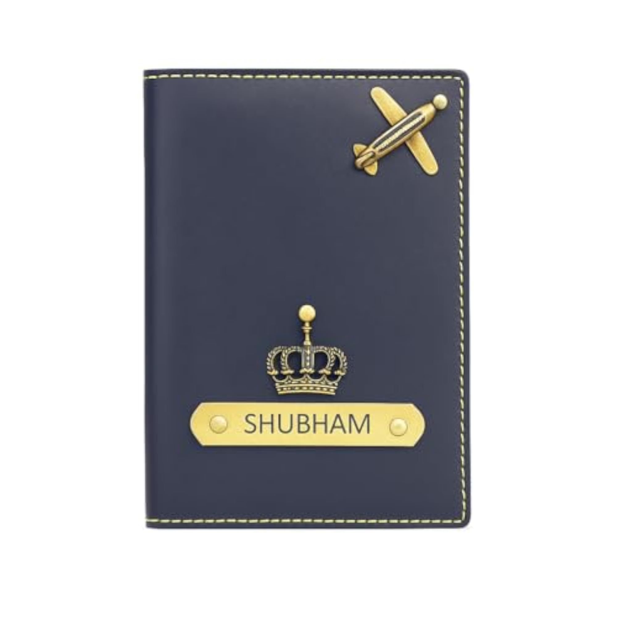 Faux Vegan Leather Customized Passport Cover for Travel