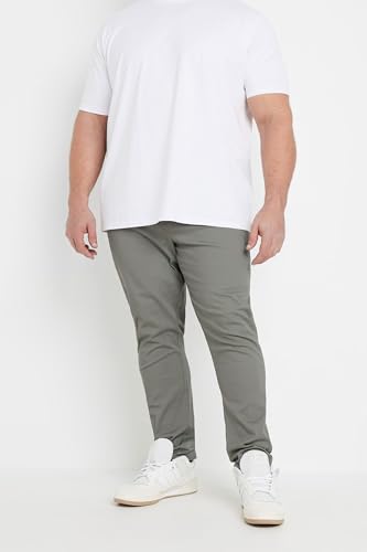 Big and Tall Stretch Chinos Black3