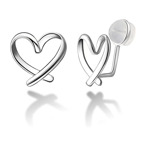 EFORPAD 925 Sterling Silver Clip on Earrings Cover