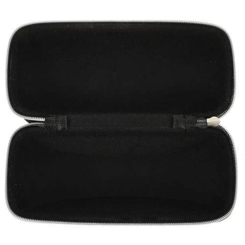 Healifty estojo para óculos com zíper capa rígida para proteção de cuidados com os óculos, caixa mac