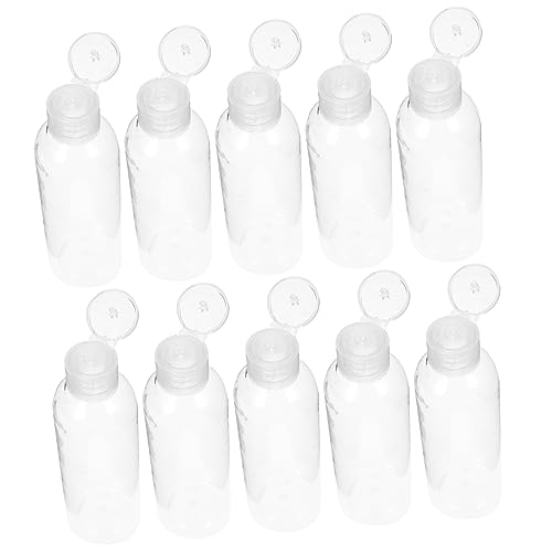 POPETPOP 10pezzi Bottiglie Da Viaggio Contenitori Riutilizzabili Per Shampoo e Bottiglie Trasparenti Per Viaggi e Attività All Aperto