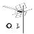 McDuory Digital Amplified Outdoor HDTV Antenna - 120 Miles Range - Built-in Amplifier - Performance in UHF/VHF - 40 feet RG6 Coax Cable - Tools Free Installation