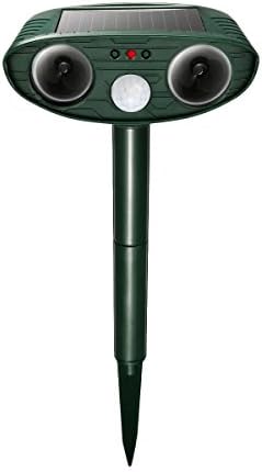 YmissL Animal Repellent Outdoor, Dog Repellent, Cat Repeller,Solar Powered Motion Sensor Activated,Waterproof Ultrasonic Animal Repeller for Pest Dog, Cat