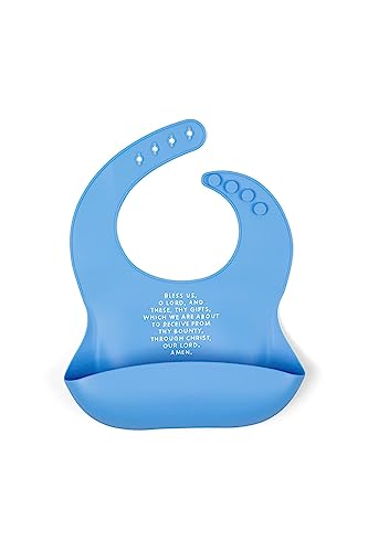 Be A Heart Silicone Baby Bibs, Adjustable Waterproof Bibs, Meal Blessing Bibs