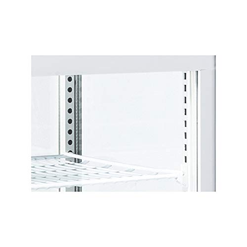 Vetrina refrigerata a 4 facce vetrate bianca positiva – 78 litri – Cool Head –