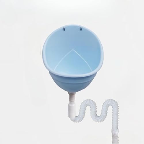 ZLBYXLU 壁に取り付けられた男性用プラスチック小便器尿ダイバーター、ポータブル高効率洗浄小便器,屋外建設用仮設小便器 ポータブル効率的なキャンプ小便器 (排水管150cm,A)