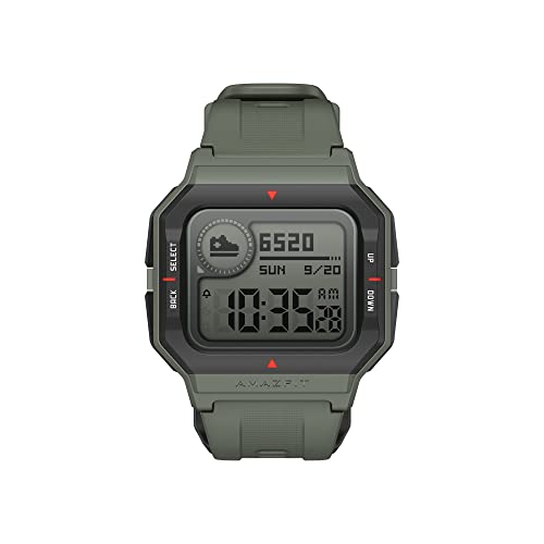 Smartwatch Neo Fitness retrô Amazfit com monitoramento de exercícios em tempo real, monitoramento de