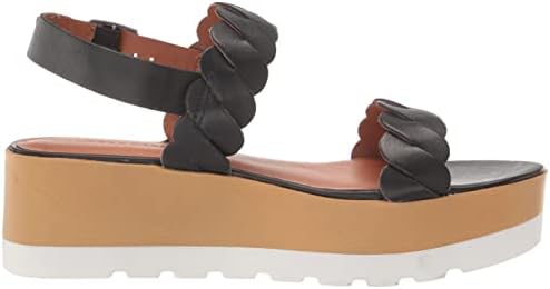 Lucky Brand womens Vellenora Wedge Sandal Platform, Black, 5.5 US | Image 5