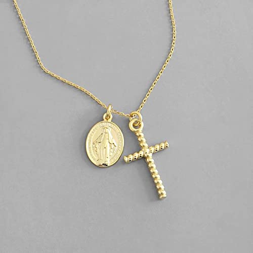 Collier à Double Pendentif Argent 925 YCQYM bijou raffiné élégance intemporelle