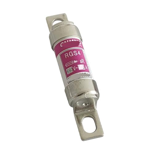 Fusible rápido para semiconductor RGS4 de tubo redondo con montaje empernado de 90A