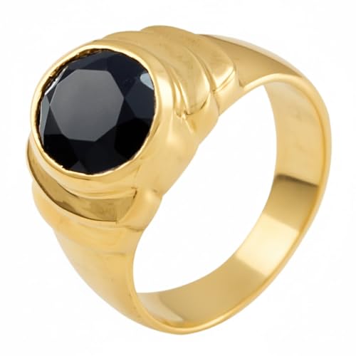 Image of 55Carat Choose Your Color Natural Birthstones 18 K Gold Plated Ring Bold Statement Jewellery Sizes 4-13