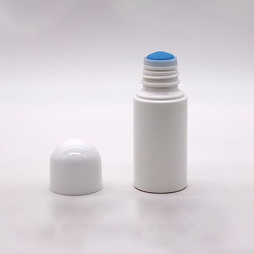 4 Pcs 50 ml Sponge Head Plastic Applicator Bottles with Sponge Refillable Deodorant Bottles for Cosmetic Essential Oil2