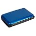 Produktbild Kreditkartenetui aus Aluminium mit Mini Power Bank 2500 mAh - Micro-USB-Ladekabel Beigelegt - Externe Handyakkus - RFID Blocker Kartenhülle - Geldklammer - Cardholder Wallet - Portable Charger