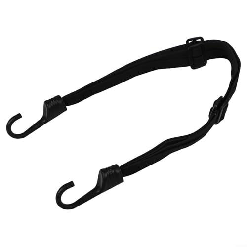 Eawfgtuw Corde élastique en caoutchouc robuste avec crochets, sangle de bagage élastique pour casque de moto, 60-110 cm et 90-140 cm (60 cm)