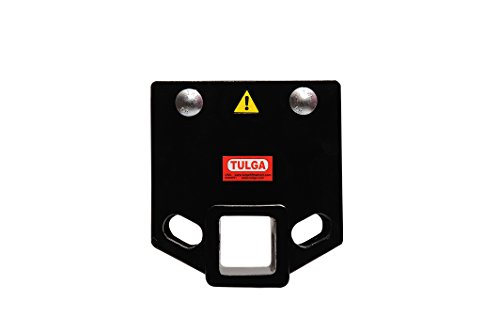 Tulga Fifth Wheel Co RV Bumper Hitch Receiver 2 Inch for 4 inch Bumper Beams Hitch Mount Trailer Towing Adapter for Cargo Carrier Bike Racks Towing