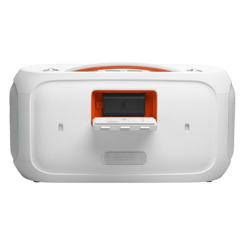 Image of JBL PartyBox On-The-Go 2 Portable Party Speaker with gSport Carrying Bag (White)