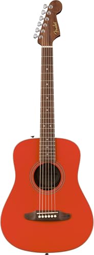 Fender/California Standard Redondo Mini with Bag Spruce Top Fiesta Red tF_[ [V[gXP[]