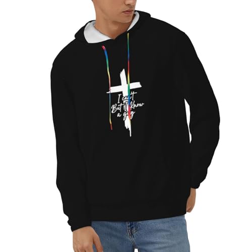 I Can'T But Know A Guy Hoodies With Pockets Hooded Sweatshirts Casual Drawstring Hoody Pullover For Mens