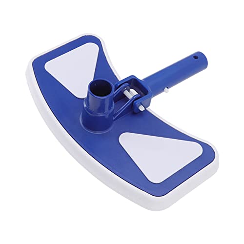 XHTLLO Pool Vacuum Head, Weighted Pool Vacuum Head with Wheels and Side Brush for Debris Removal in Swimming Pools, Water Parks, Aquariums, Fish Pond