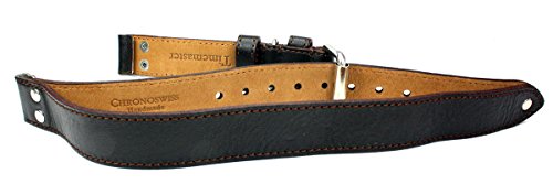 Bracelet Chronoswiss Timemaster cuir marron 22 mm pour remplacer un bracelet usé