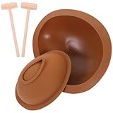 Beavorty Silikon Schokoladenform Osterei Hitzebeständige Keks und Pralinenform Bpa Frei Backform für Süßigkeiten und Fondant 4 Stück