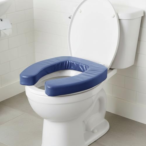 Toilet Lift Assist - Portable Waterproof Raised Cushion, Long Lasting Ergonomic Padded Support System, Comfortable Bathroom Accessibility Equipment | Seniors Disabled Pregnaant Home Travel Hospital - Thumbnail 6